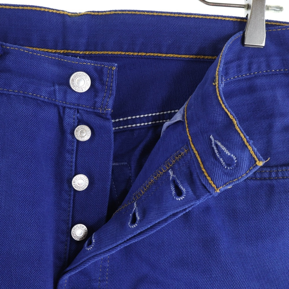 Levi's(リーバイス) 90-00S 501 DENIM PANTS ボタン裏刻印247 スモールe 後染め デニムパンツ ネイビー