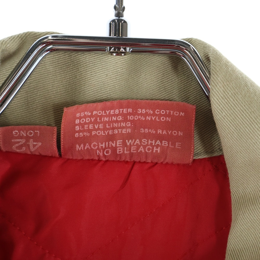 Dickies(ディッキーズ) 70-80S ZIP-UP BLOUSON IDEAL ZIP WORK JACKET メキシコ製 プリントタグ ジップアップブルゾン スウィングトップ ワークジャケット 裏地キルティング ベージュ