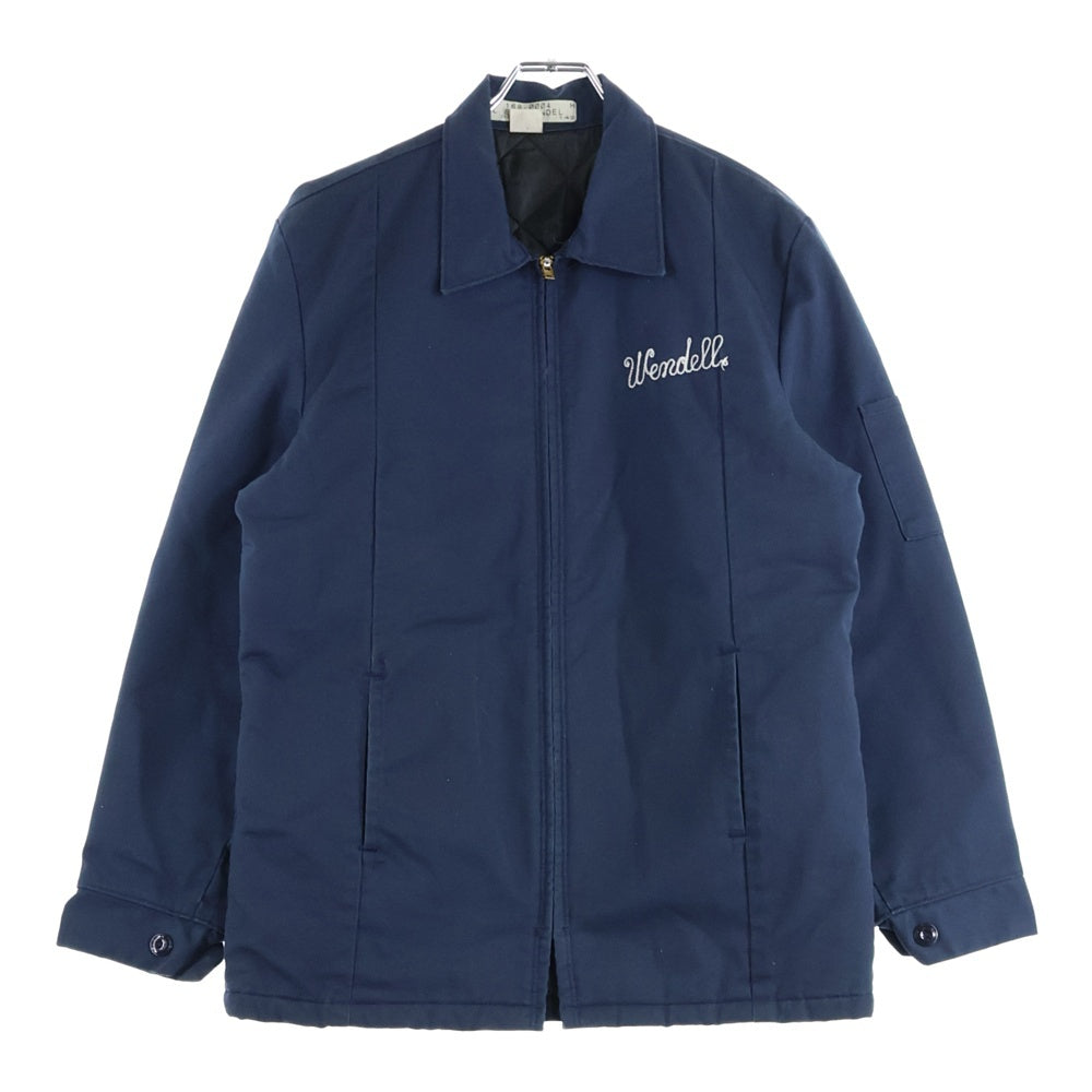 VINTAGE(ヴィンテージ) 70S RED KAP レッドキャップ VAL ELE-WENDEL TALON ZIP WORK JACKET 裏地キルティングジップアップ 刺? ジャケット ネイビー JT50NV