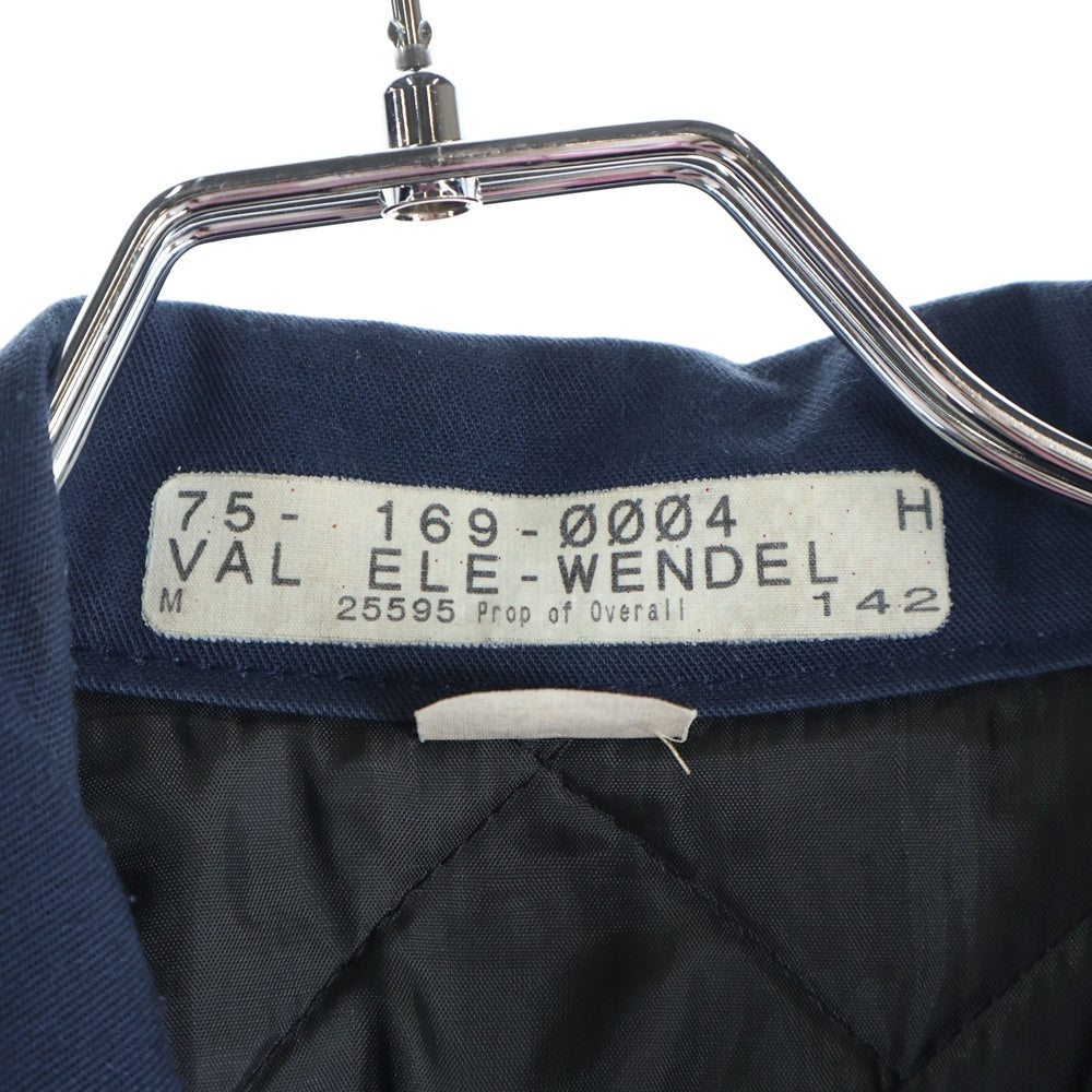 VINTAGE(ヴィンテージ) 70S RED KAP レッドキャップ VAL ELE-WENDEL TALON ZIP WORK JACKET 裏地キルティングジップアップ 刺? ジャケット ネイビー JT50NV