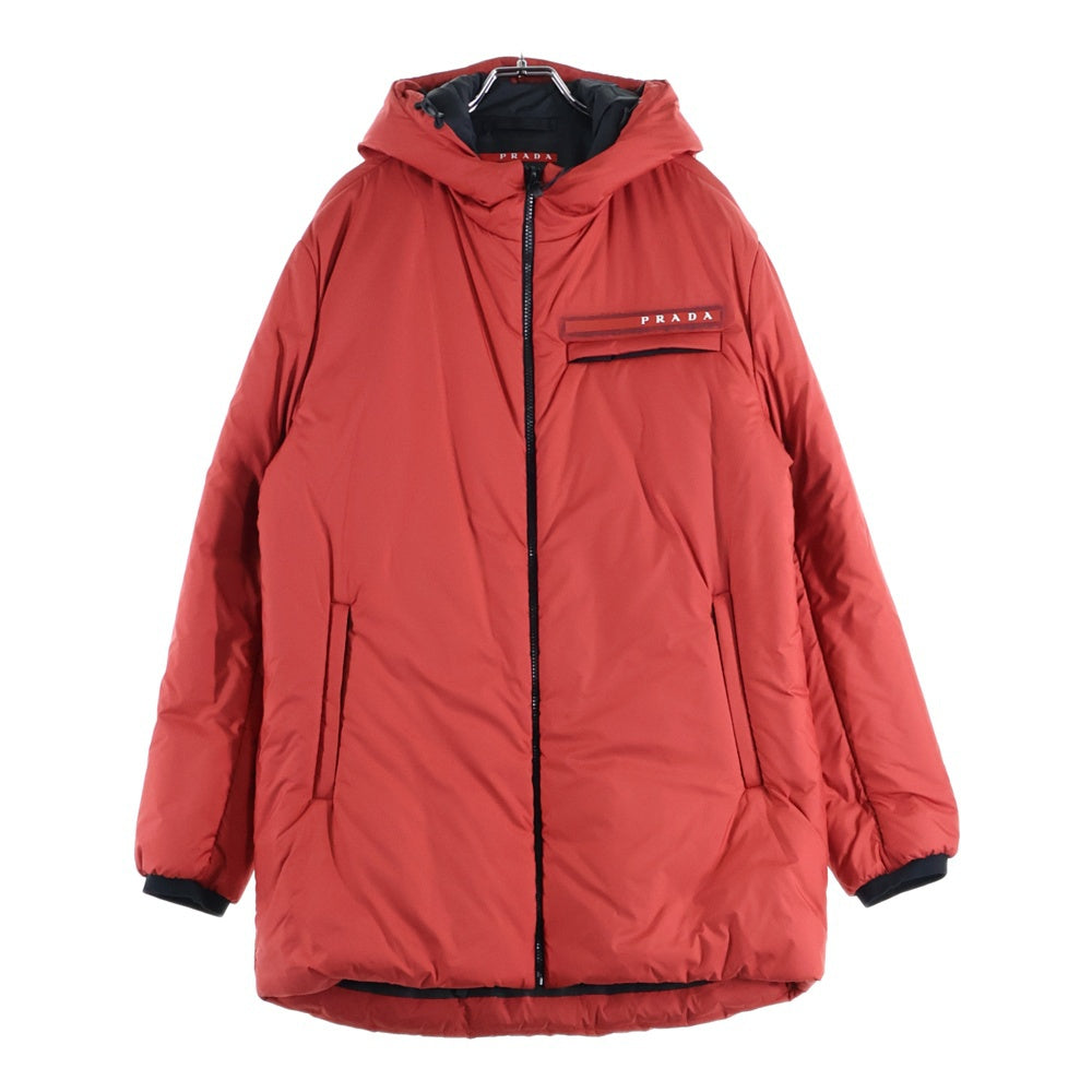 PRADA SPORT(プラダ スポーツ) Insulated jacket SGB660 ジップアップパデッドコートジャケット レッド