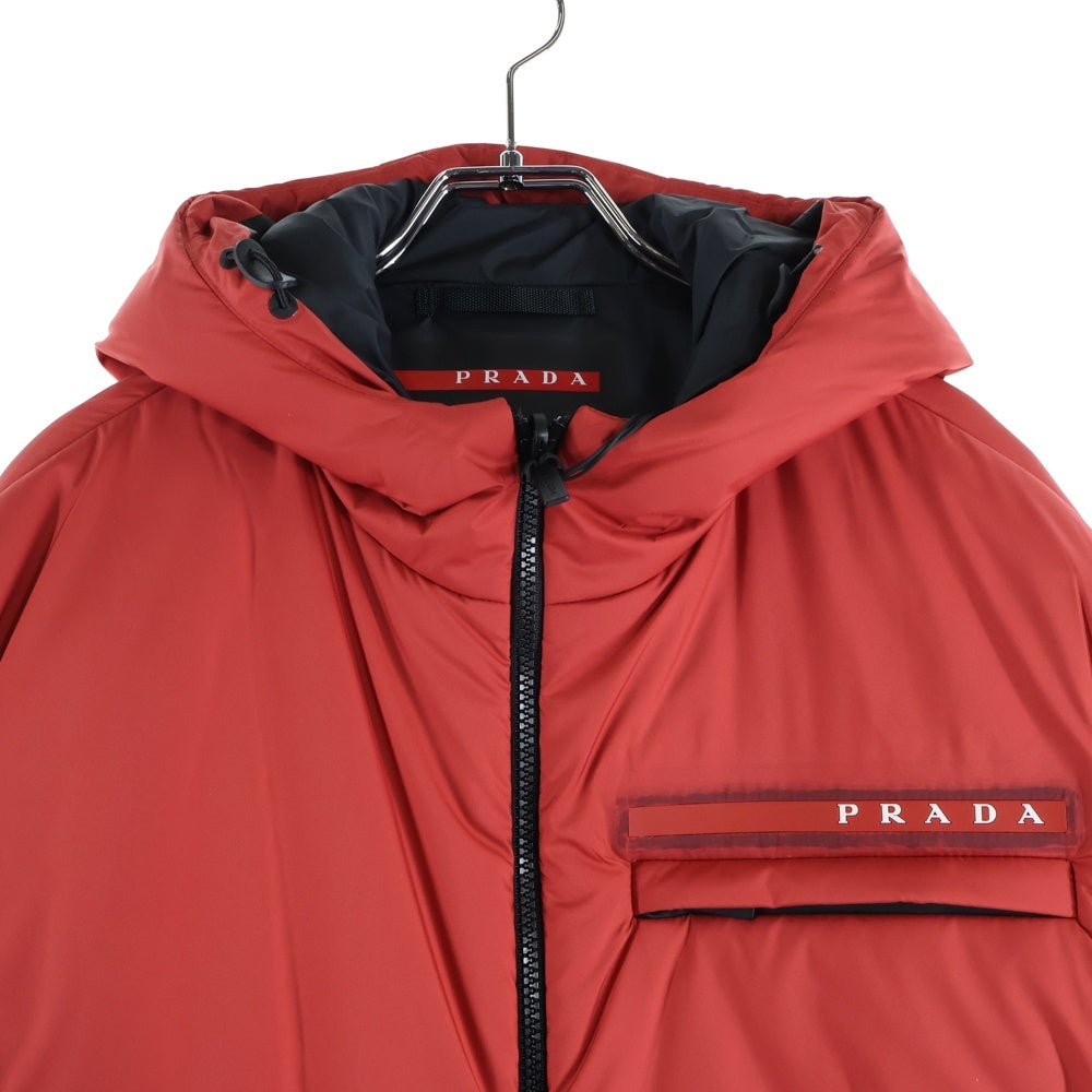 PRADA SPORT(プラダ スポーツ) Insulated jacket SGB660 ジップアップパデッドコートジャケット レッド