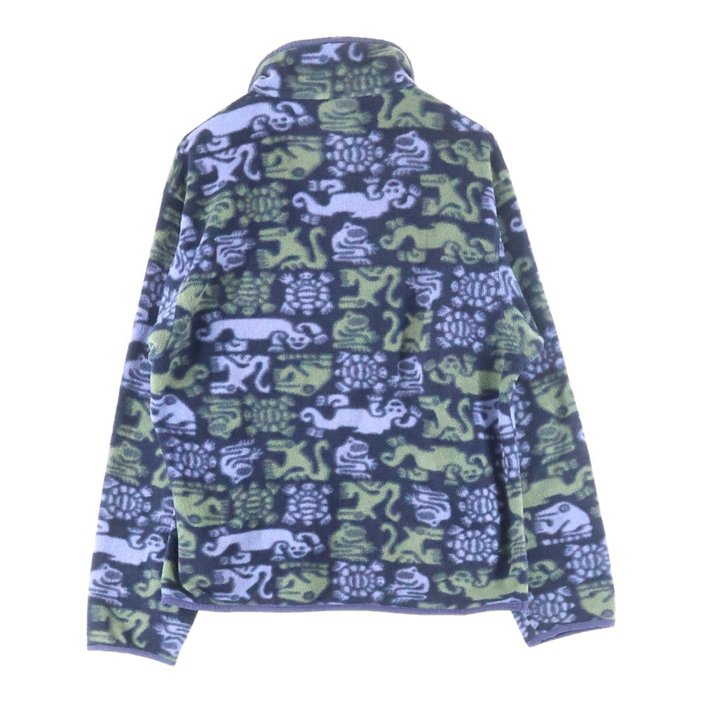 PATAGONIA(パタゴニア) 90S SNAP-T PULLOVER FLEECE CREATURE スナップT プルオーバー フリース クリーチャー パープル/グリーン