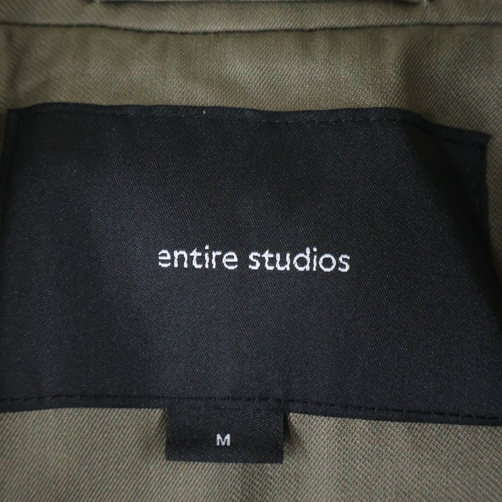 entire studios(エンタイア スタジオ) DOUBLE BREASTED BLAZER ES2438FE PO0129 ダブルブレスド ブレザー テーラードジャケット ベージュ