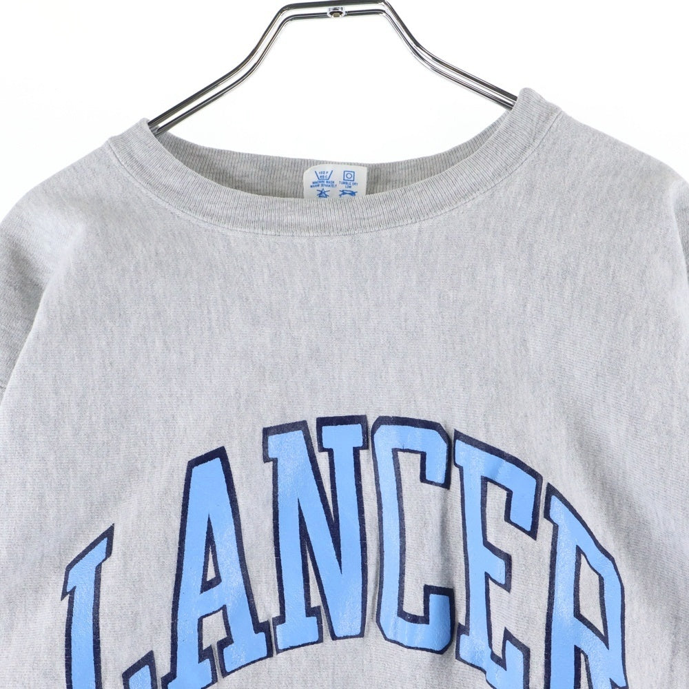 CHAMPION(チャンピオン) 80-90s REVERSE WEAVE LANCER トリコタグ後期 カレッジロゴ クルーネックスウェット長袖トレーナー グレー