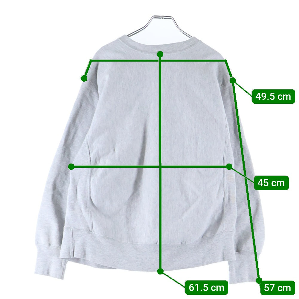 CHAMPION(チャンピオン) 80-90s REVERSE WEAVE LANCER トリコタグ後期 カレッジロゴ クルーネックスウェット長袖トレーナー グレー