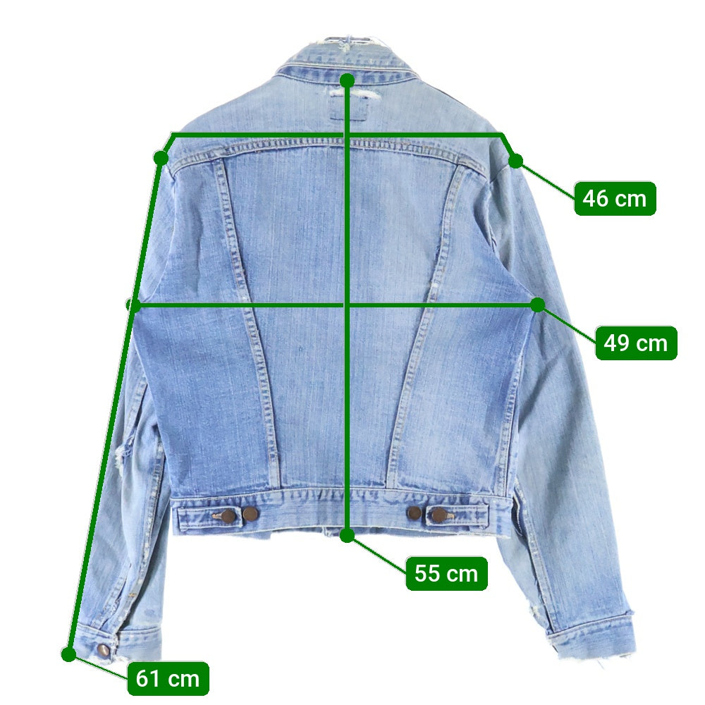 Wrangler(ラングラー) 70s VINTAGE 124MJ 黒タグ中期 デニムトラッカージャケット ブルー