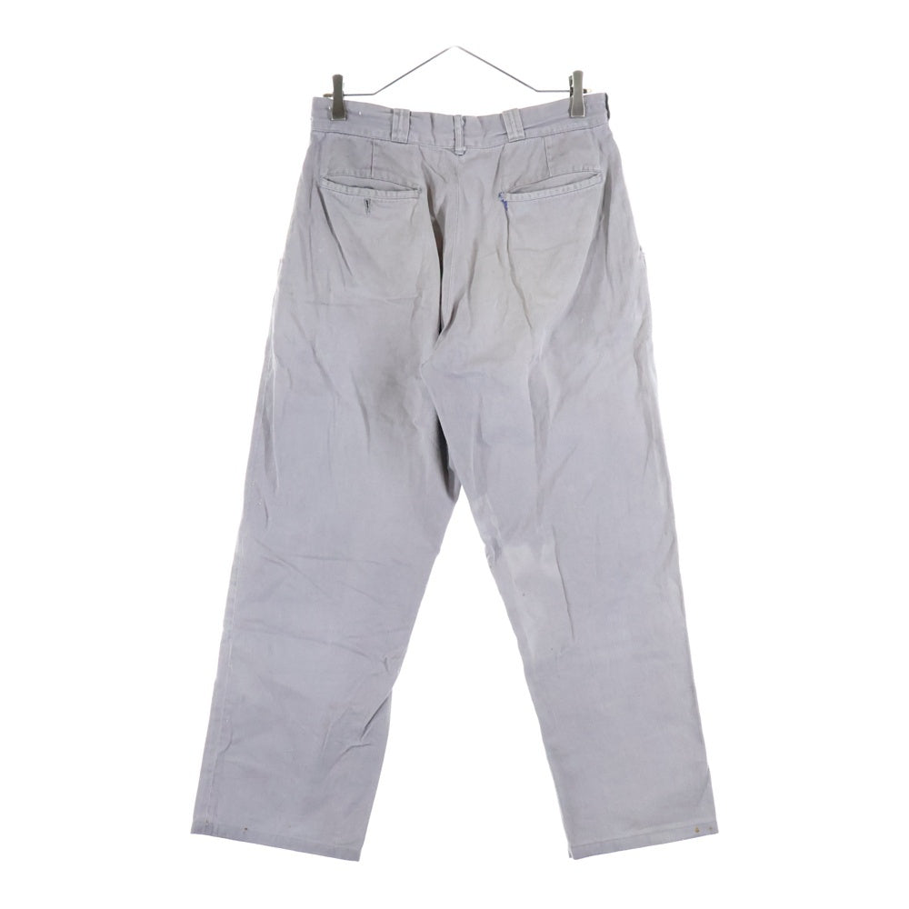 VINTAGE(ヴィンテージ) 60-70S SANFORIZED TALON WORK CHINO PANTS サンフォライズド ワーク チノ パンツ グレー