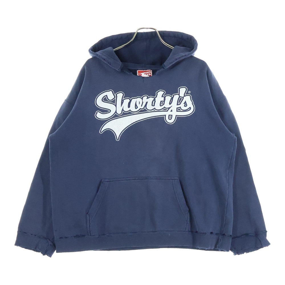 VINTAGE(ヴィンテージ) 90S SHORTY'S ショーティーズ PULLOVER HOODIE PARKA RUSSIA製 プルオーバー フーディー パーカー ネイビー