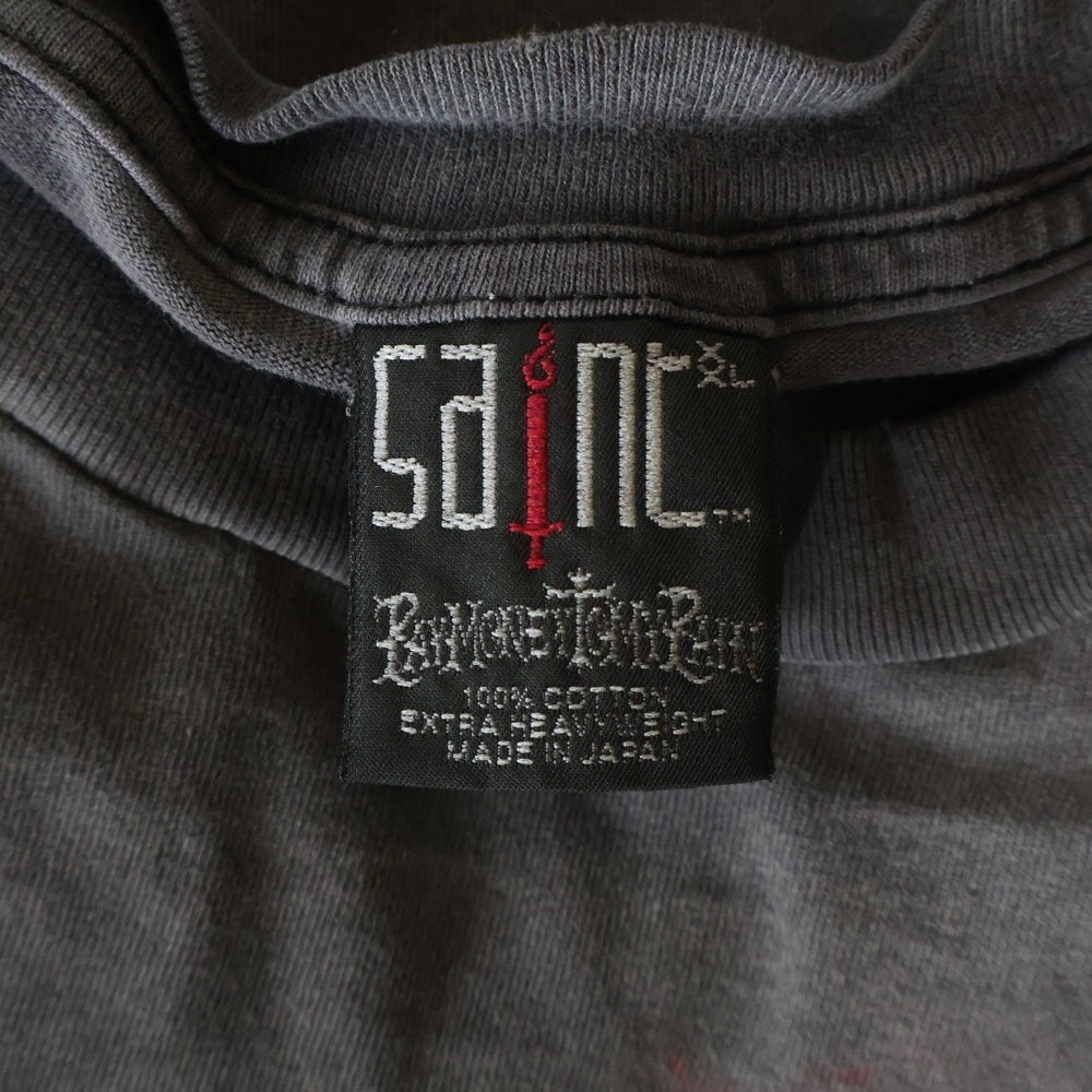 SAINT MICHAEL(セントマイケル) 24SS PTP LS TEE ヴィンテージ加工 長袖カットソー SM-YS8-0000-C50 グレー