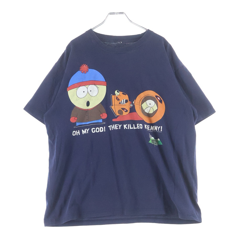 VINTAGE(ヴィンテージ) 90s SOUTH PARK サウスパーク プリント半袖Tシャツ ネイビー