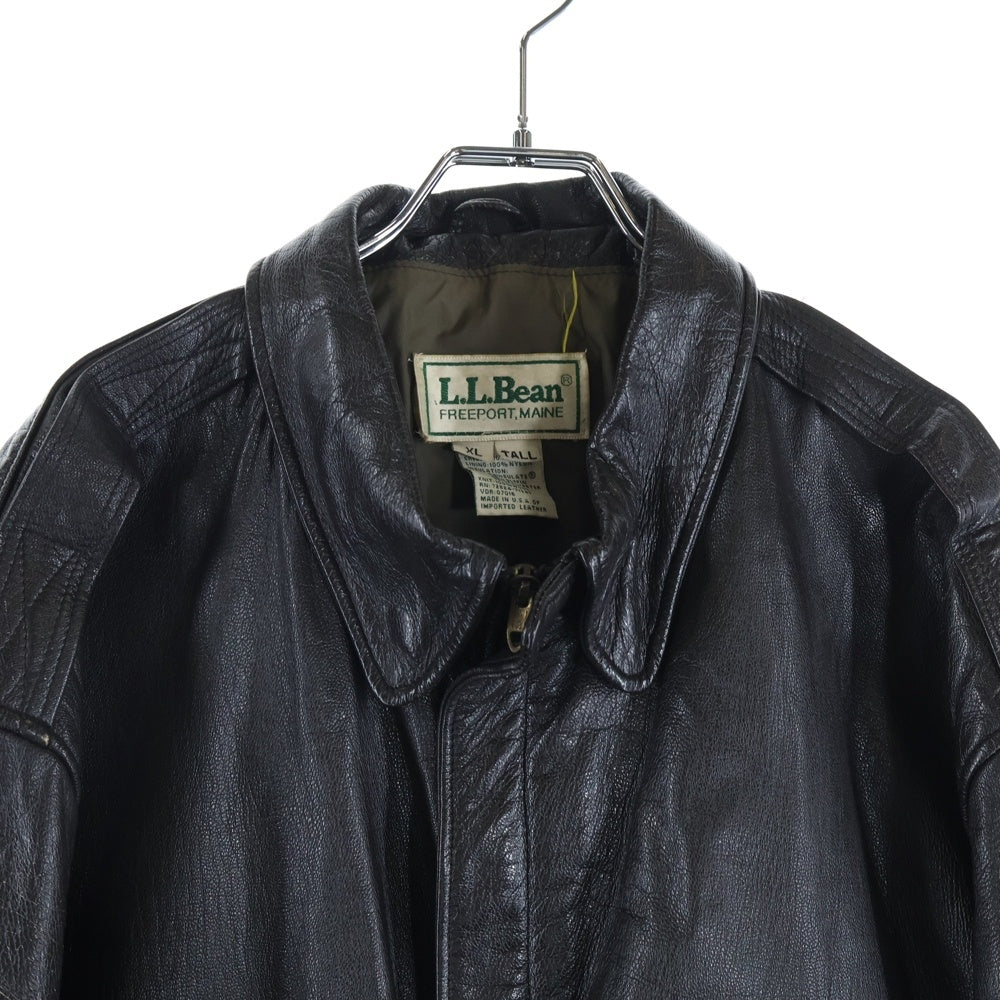 L.L.Bean(エルエルビーン) 80S A-2 LEATHER FLIGHT JACKET TALON-ZIP