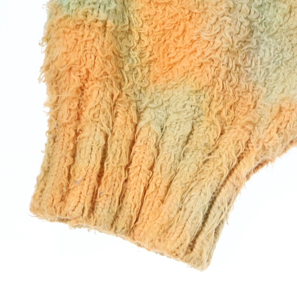 CELINE(セリーヌ) 21SS LOOSE CREW NECK SWEATER IN BRUSHED COTTON 2A90K727M TIE-DYE タイダイ柄ルーズニットセーター ブラック/ブルー/オレンジ