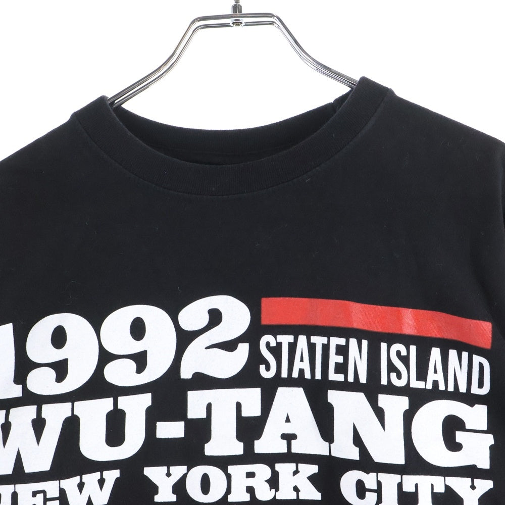 VINTAGE(ヴィンテージ) 00s WU-TANG CLAN TEE RAP HIPOHOP ウータン プリントラップTシャツ ブラック