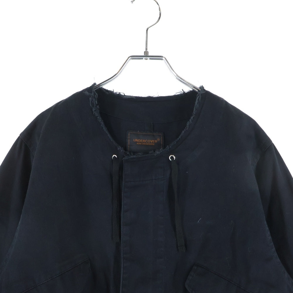 UNDERCOVER(アンダーカバー) 03AW paper doll V67 解体ノーカラーモッズコート ブラック
