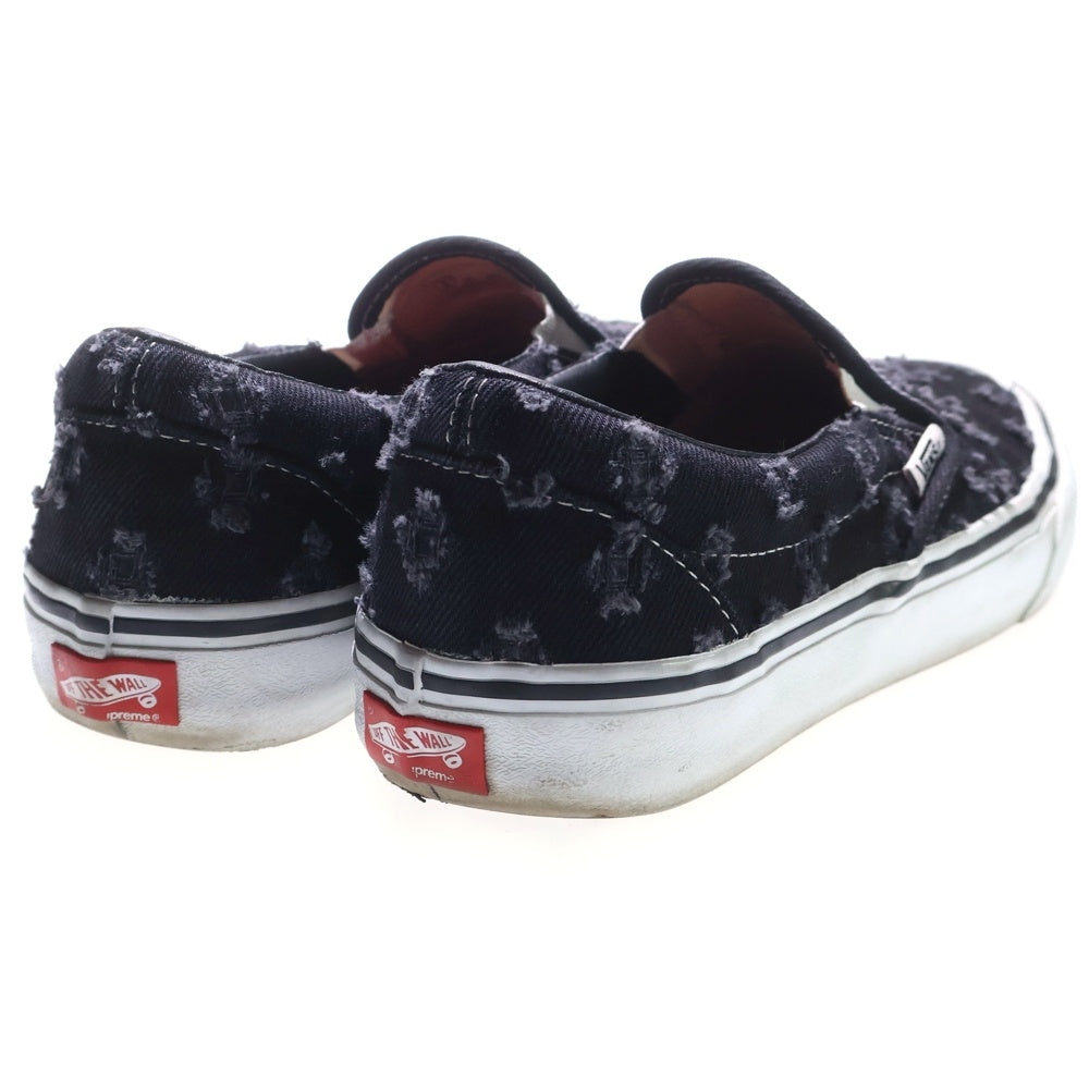 SUPREME(シュプリーム) 20SS HOLE PUNCH DENIM SLIP ON ホールパンチ デニム スリッポン ブラック 721454