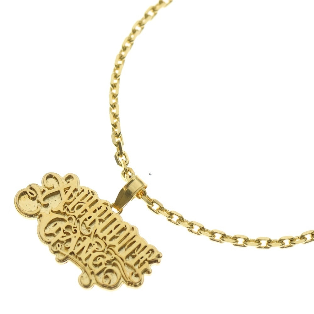 APHRODITE GANG(アフロディーテ ギャング) BUDSPOOL CLASSIC LOGO NECKLACE BRASS クラシック ロゴ ネックレス ブラス 舐達麻 ゴールド