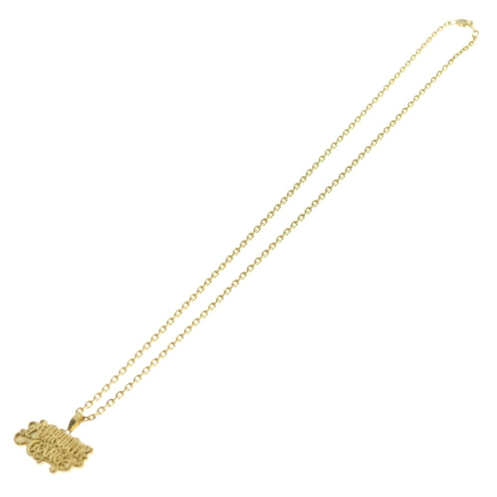 APHRODITE GANG(アフロディーテ ギャング) BUDSPOOL CLASSIC LOGO NECKLACE BRASS クラシック ロゴ ネックレス ブラス 舐達麻 ゴールド