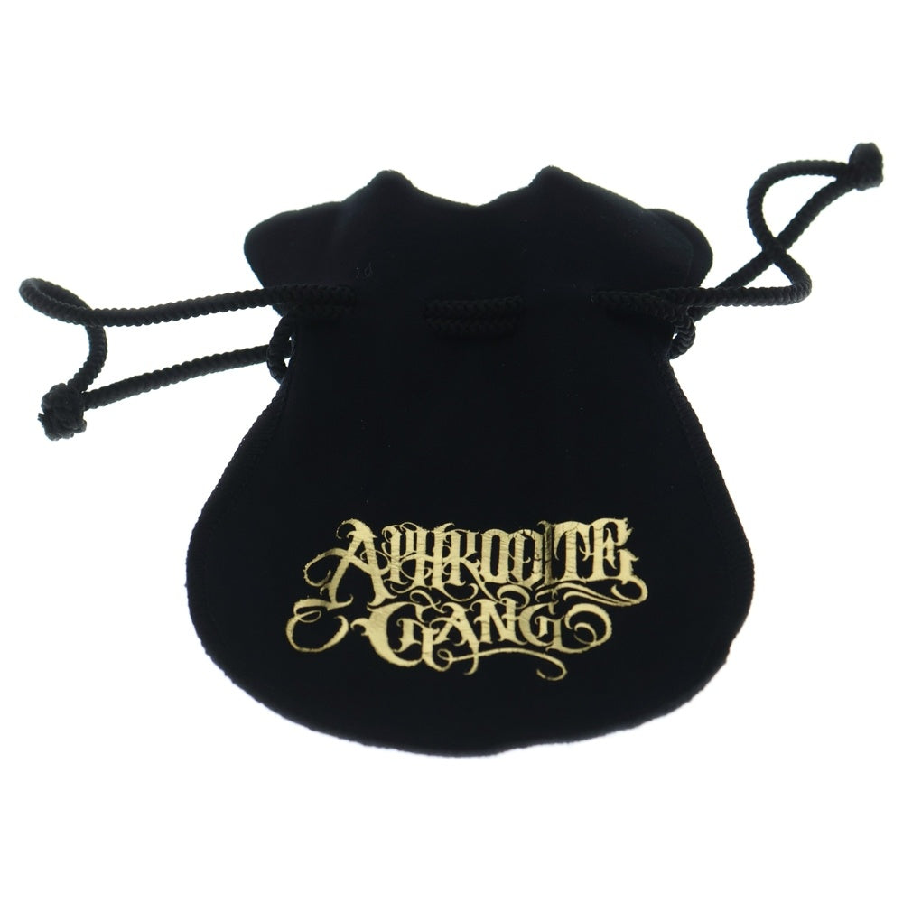 APHRODITE GANG(アフロディーテ ギャング) BUDSPOOL CLASSIC LOGO NECKLACE BRASS クラシック ロゴ ネックレス ブラス 舐達麻 ゴールド