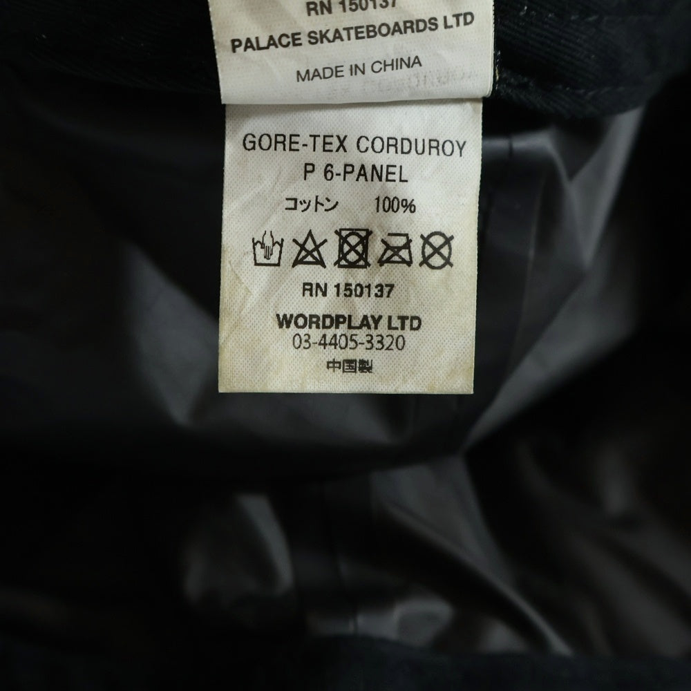 Palace Skateboards(パレススケートボーズ) GORE-TEX CORDUROY P 6-PANEL CAP ゴアテックス コーデュロイ P 6-パネル キャップ ハット 帽子 ブラウン