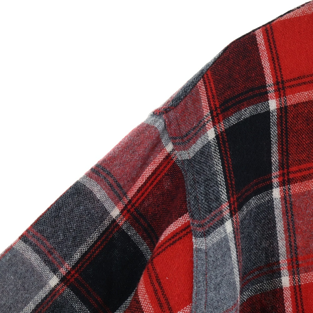 VINTAGE(ヴィンテージ) 50-60S PERSONALITY パーソナリティー WOOL RAYON CHECK L/S SHIRT ウール レーヨン チェック 長袖シャツ レッド/グレー/ブラック