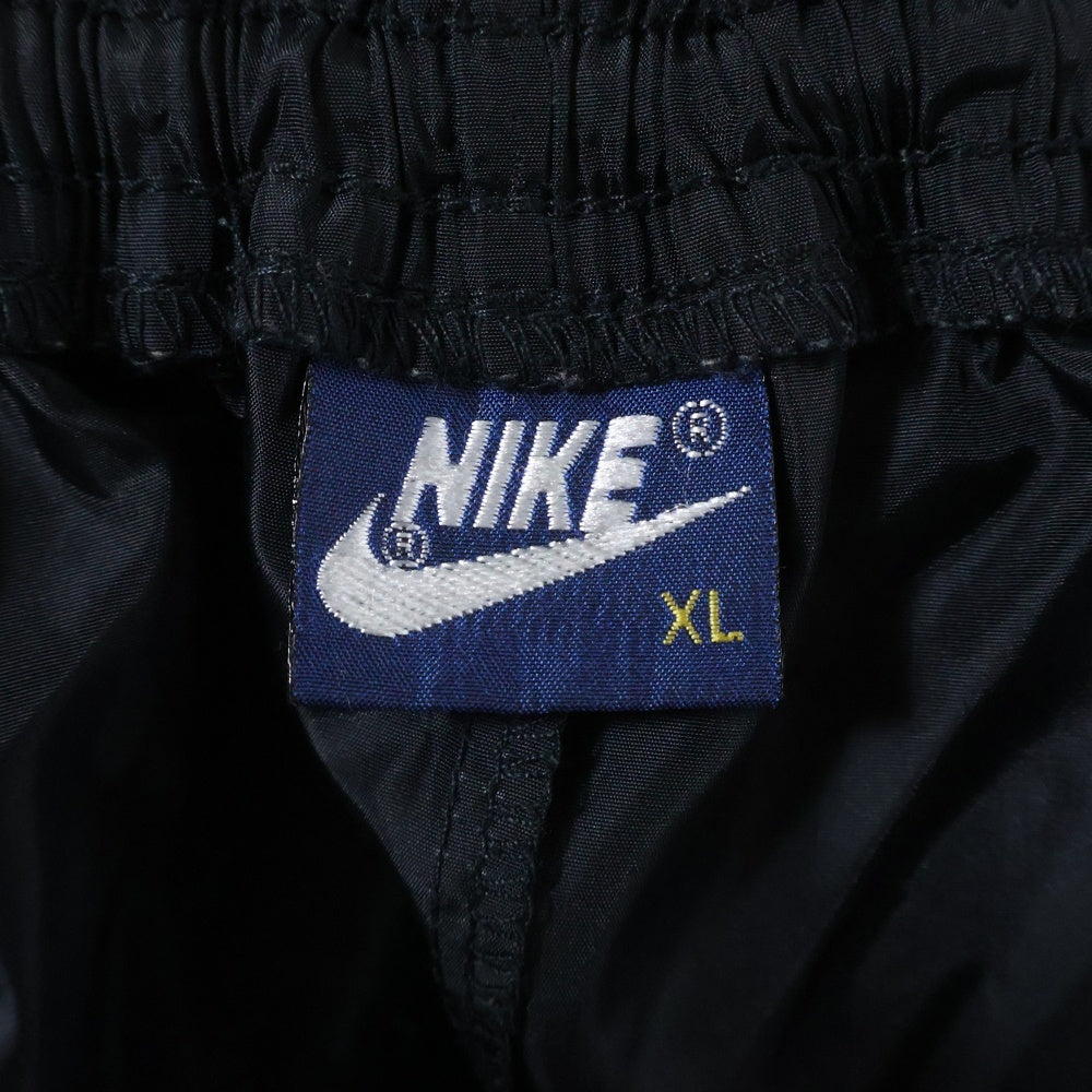 NIKE JORDAN ナイロンパンツ ブラック ブルー XL NIKE(ナイキ) 80s VINTAGE AIR JORDAN NYLON SIDE ZIP TRACK PANTS