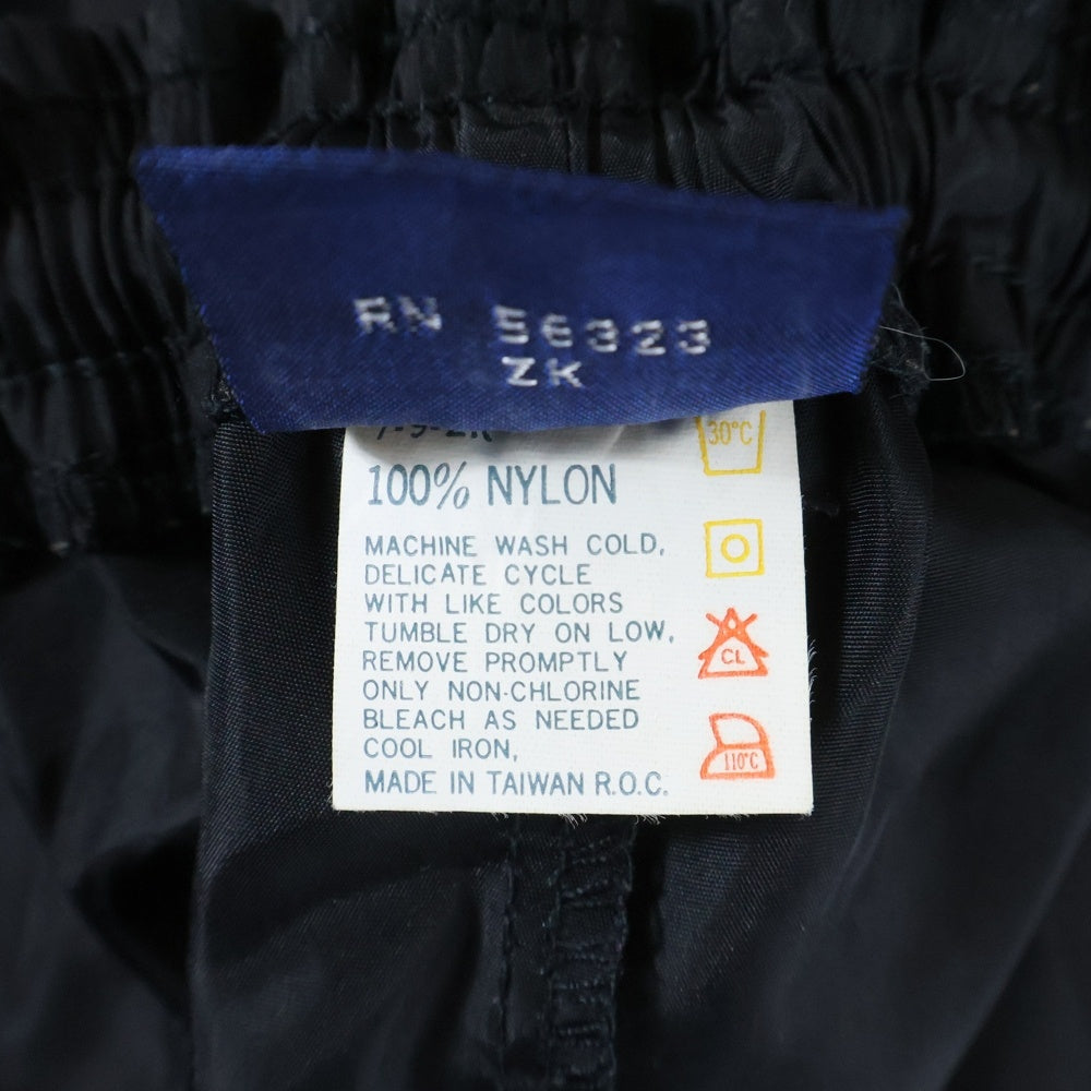 NIKE(ナイキ) 80s VINTAGE AIR JORDAN NYLON SIDE ZIP TRACK PANTS エアジョーダン トラックナイロンパンツ ブラック