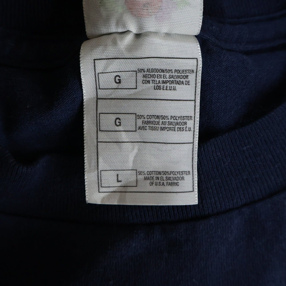 VINTAGE(ヴィンテージ) 90s HARGROVE POLICE プリント半袖Tシャツ ネイビー