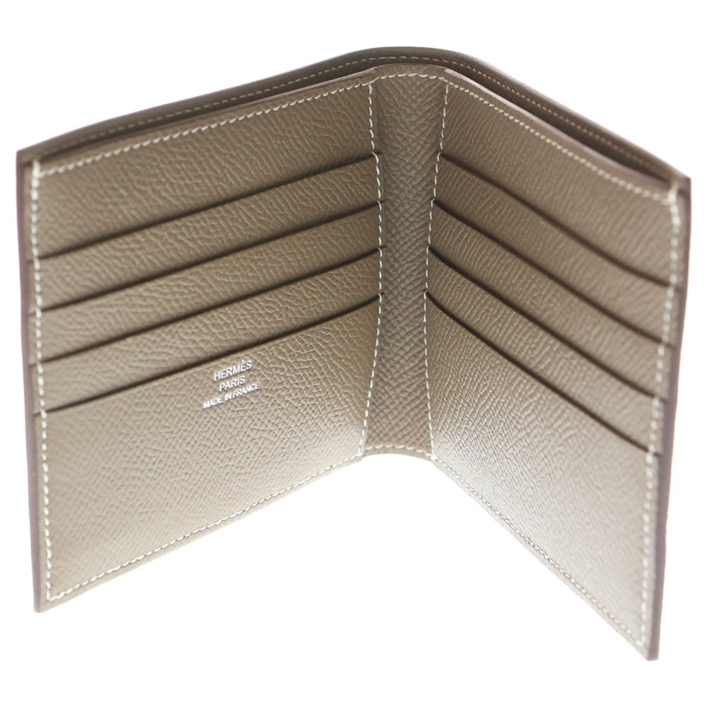 HERMES(エルメス) MC2 コペルニクス コンパクト エトゥープ 折り畳み財布 ベージュ k刻印 レディース