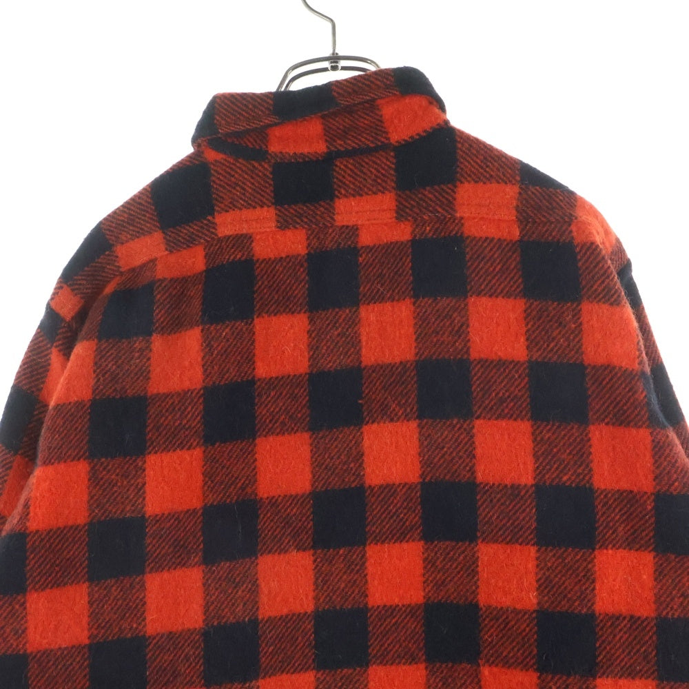 VINTAGE(ヴィンテージ) 60-70S FROSTPROOF WOOL L/S CHECK SHIRT フロストプルーフ バッファローチェック 長袖 シャツ レッド/ブラック
