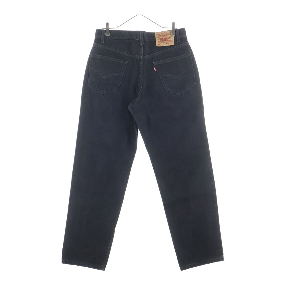 Levi's(リーバイス) 90S 550 RELAXED FIT DENIM PANTS BLACK 99年製 後染め テーパード デニムパンツ ブラック