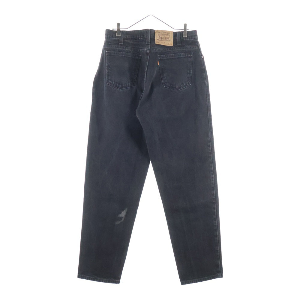 Levi's(リーバイス) 90S 560 LOOSE FIT TAPERED LEG DENIM PANTS BLACK 96年製 後染め オレンジタブ テーパード デニムパンツ ブラック