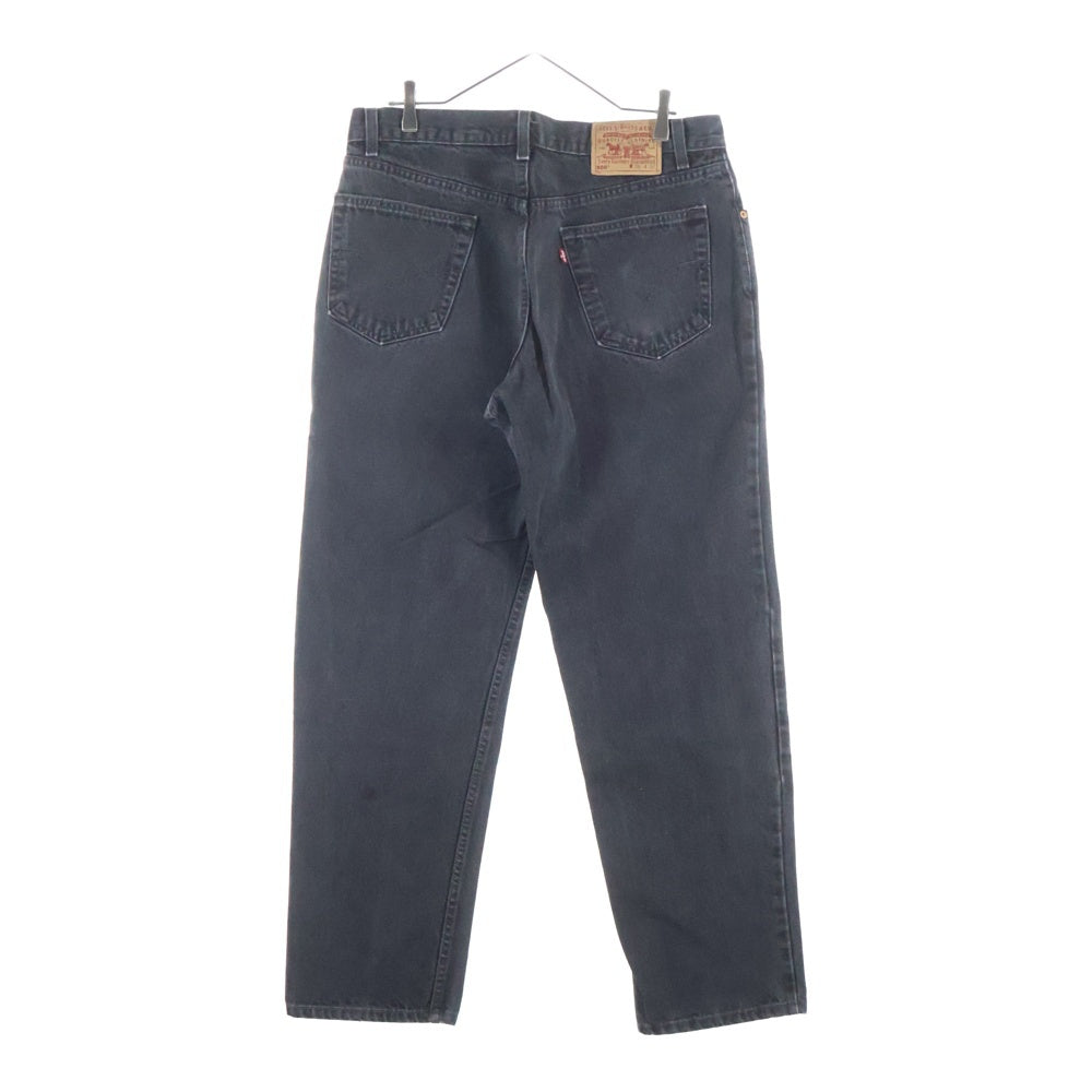 Levi's(リーバイス) 90S 550 RELAXED FIT DENIM PANTS BLACK 99年製 後染め テーパード デニムパンツ ブラック