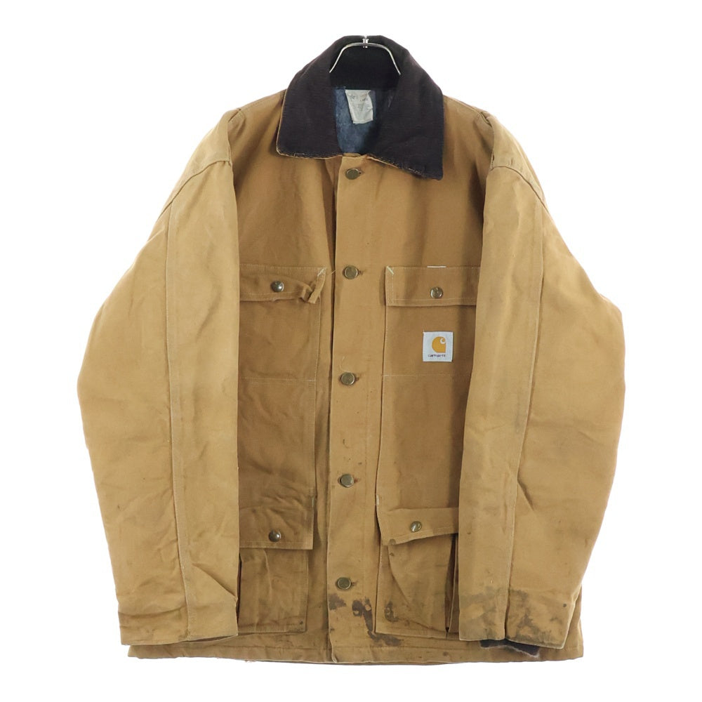 CARHARTT(カーハート) 80S DUCK HUNTING JACKET USA製 星タグ ハンティング ダック 裏地ブランケット ジャケット コート ブラウン CB255
