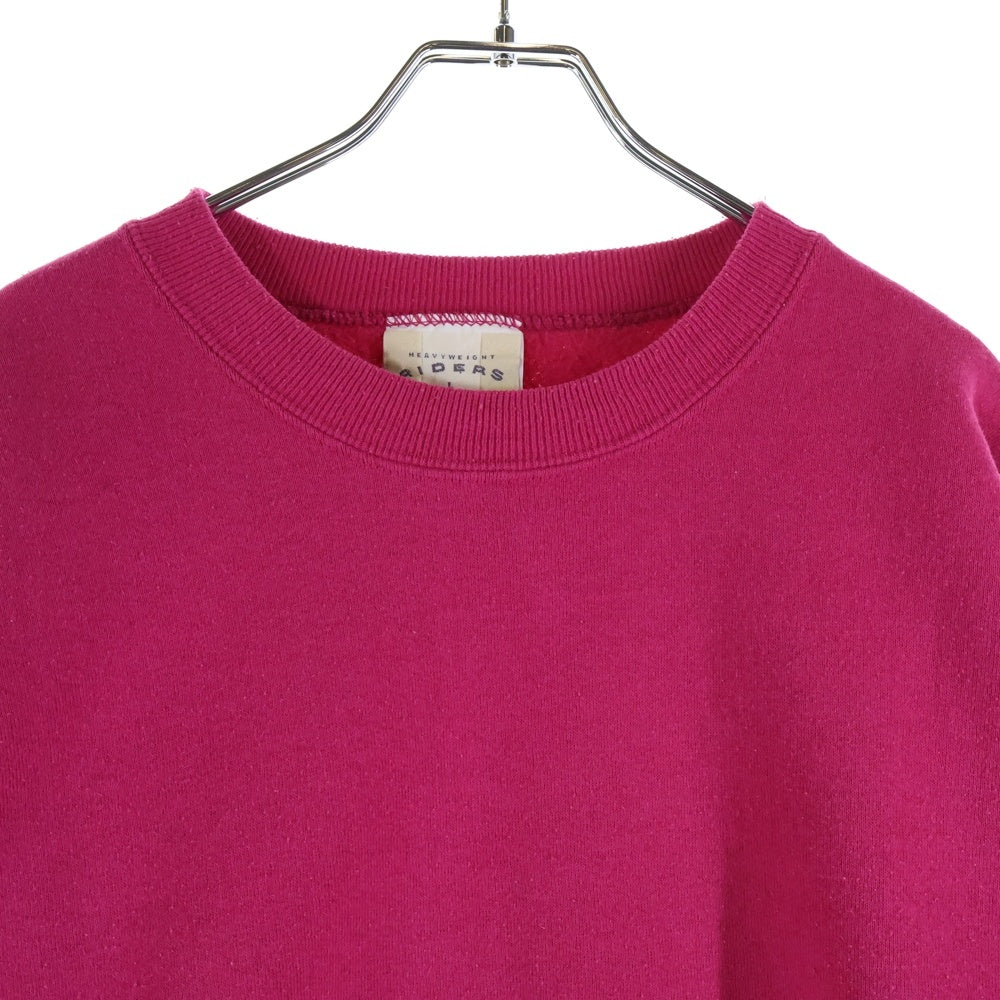 VINTAGE(ヴィンテージ) 80-90S HEAVY WEIGHT RIDERS SWEAT USA製 プルオーバー スウェット トレーナー ピンク