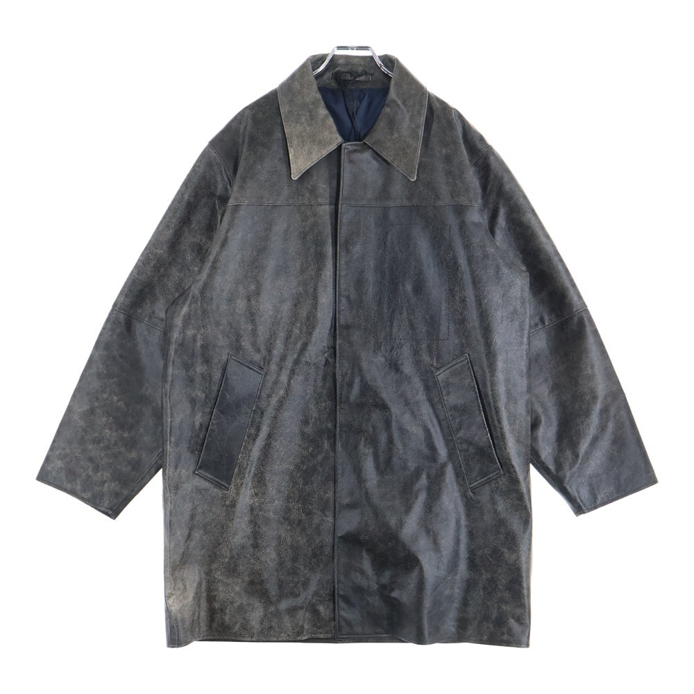 OUAT(オーユーエーティー) OFFICE COAT STEER HIDE オフィスコート 牛革 ブラウン O009007CT