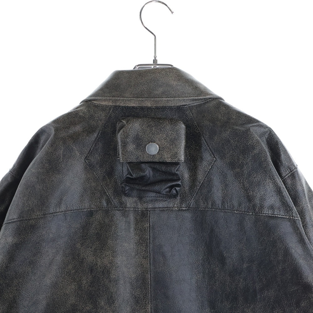 OUAT(オーユーエーティー) OFFICE COAT STEER HIDE オフィスコート 牛革 ブラウン O009007CT