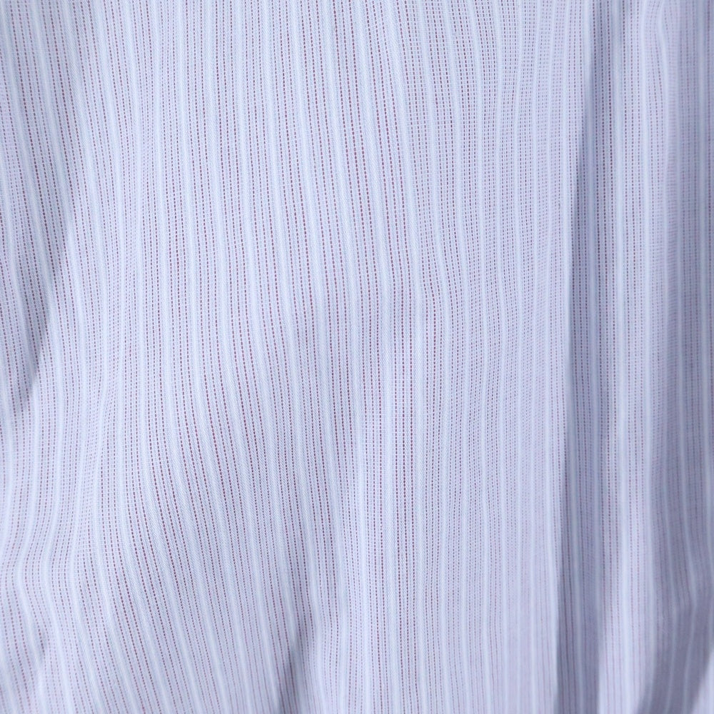 VINTAGE(ヴィンテージ) 40-50S CC41シー シー フォーティー ワン BRITISH STRIPE L/S GRANDPA shirt SHIRT ストライプ 長袖 グランパ シャツ パープル/グレー