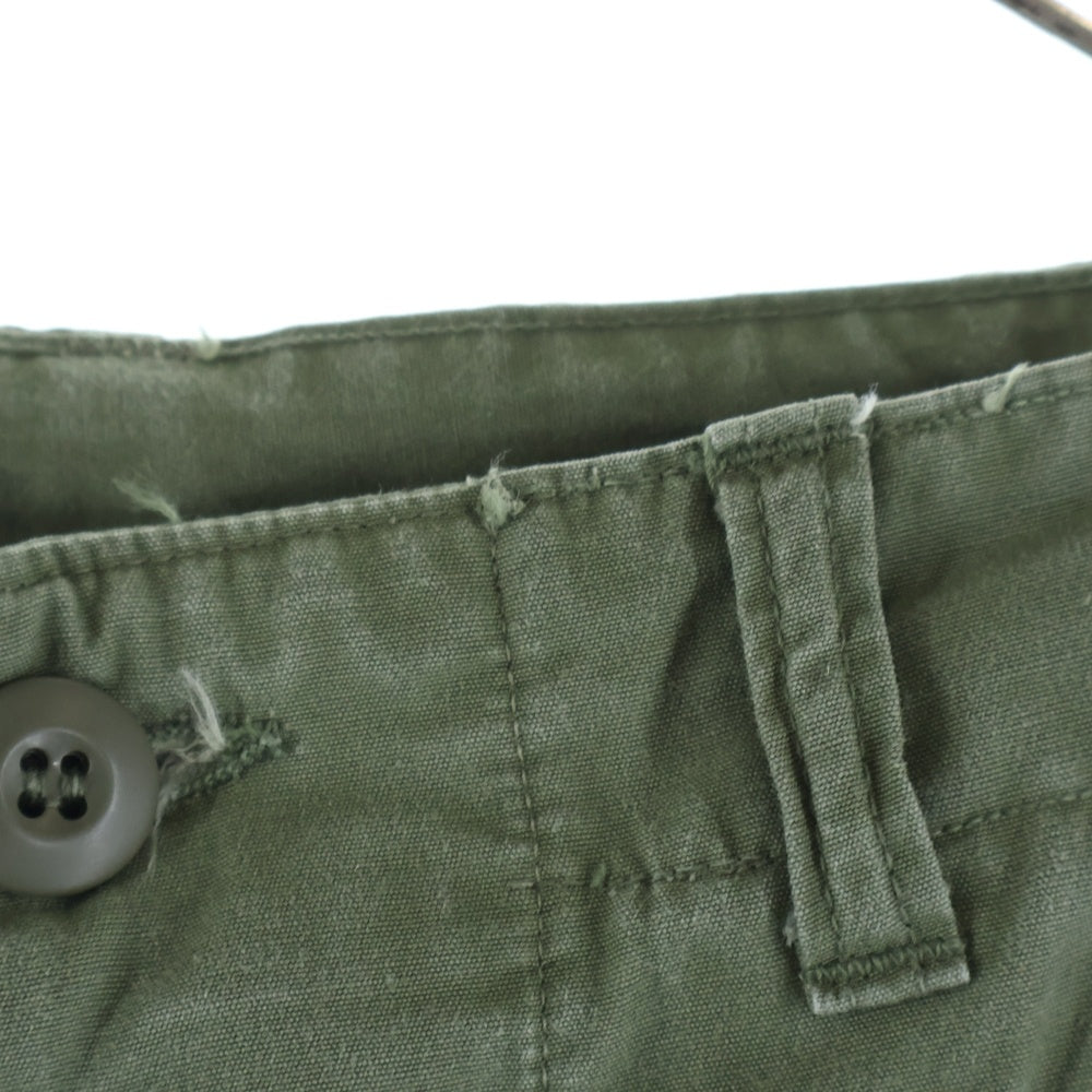 VINTAGE(ヴィンテージ) 60S US ARMY 3rd JUNGLE FATIGUE POPLIN MILITARY TROUSERS PANTS アメリカ軍 サード ジャングルファティーグ トラウザーズ パンツ カーキ 8405-082-5557