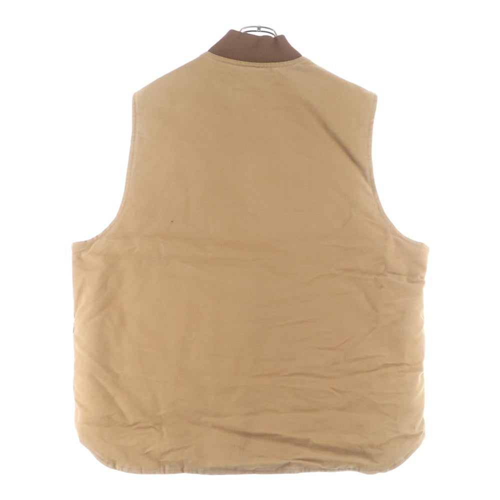 CARHARTT(カーハート) DUCK VEST 裏地キルティング 中綿 アクティブ ダック ベスト ブラウン