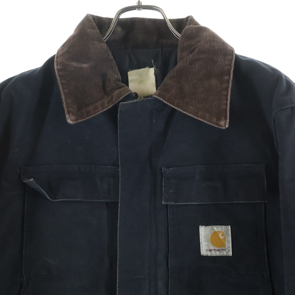 CARHARTT(カーハート) TRADITIONAL COAT トラディショナルコート ダックジャケット 裏地キルティング 中綿 ブラック
