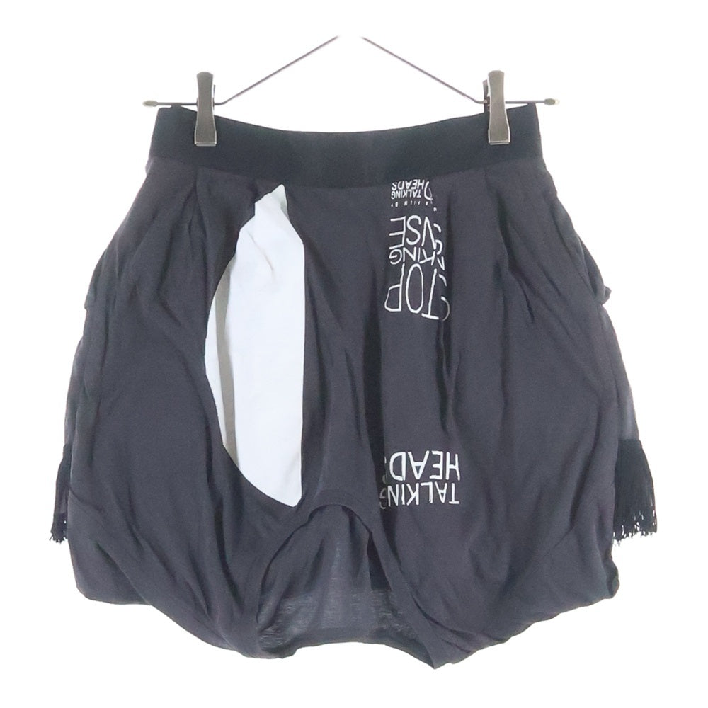 UNDERCOVER(アンダーカバー) 13SS TALKING HEADS SHORT PANT ドッキング ショートパンツ K1504 レディース