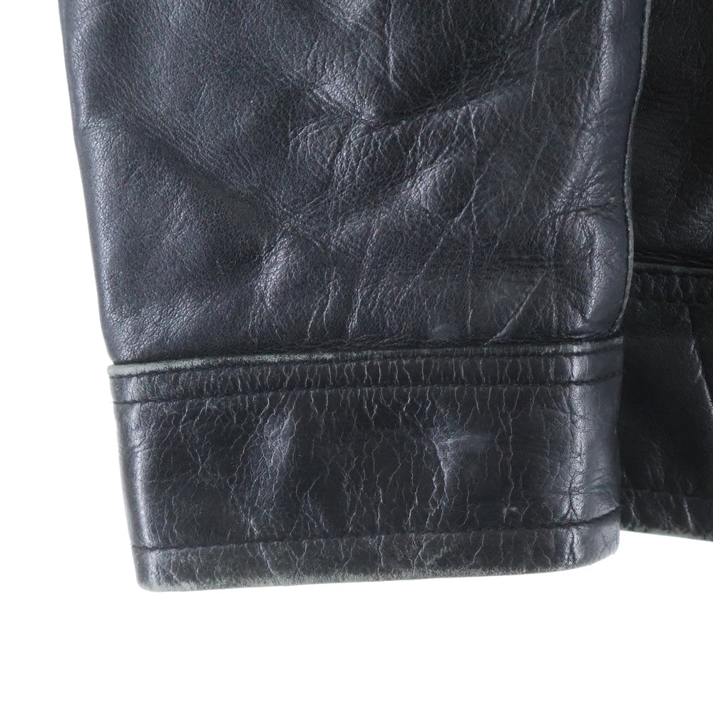 BOUNTY HUNTER(バウンティーハンター) × RALEIGH ラレー MULTI ZIP LEATHER RIDERS JACKET マルチ ジップ レザー ライダース ジャケット ブラック レディース