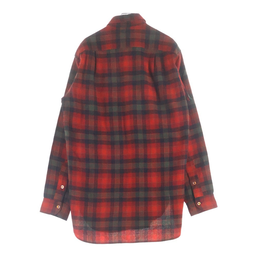 PENDLETON(ペンドルトン) 60S WOOL CHECK L/S SHIRT ウール 長袖 チェック シャツ レッド/カーキ/ブラック
