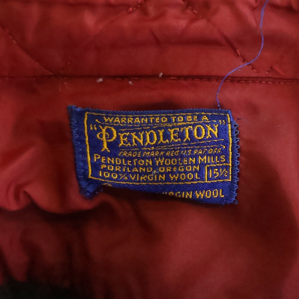 PENDLETON(ペンドルトン) 60S WOOL CHECK L/S SHIRT ウール 長袖 チェック シャツ レッド/カーキ/ブラック