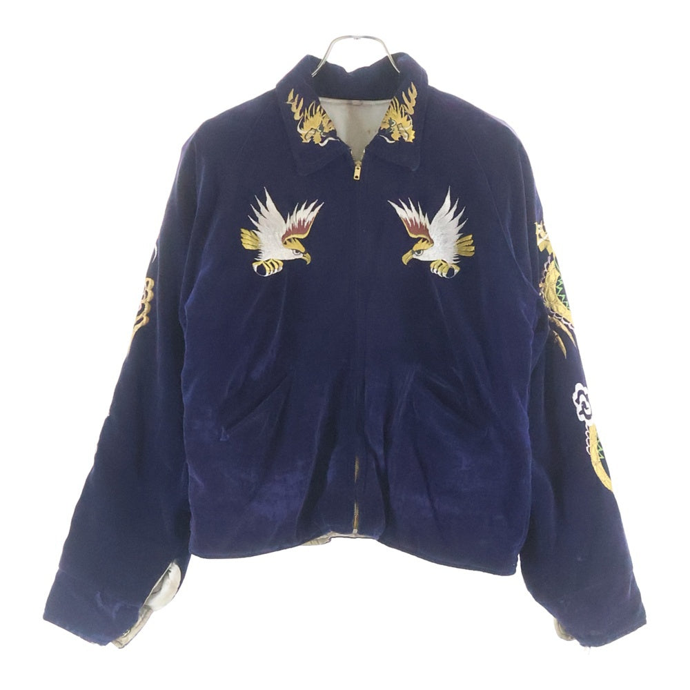 VINTAGE(ヴィンテージ) 50S SOUVENIR JACKET OKINAWA YKK 龍 鷹 鷲 襟