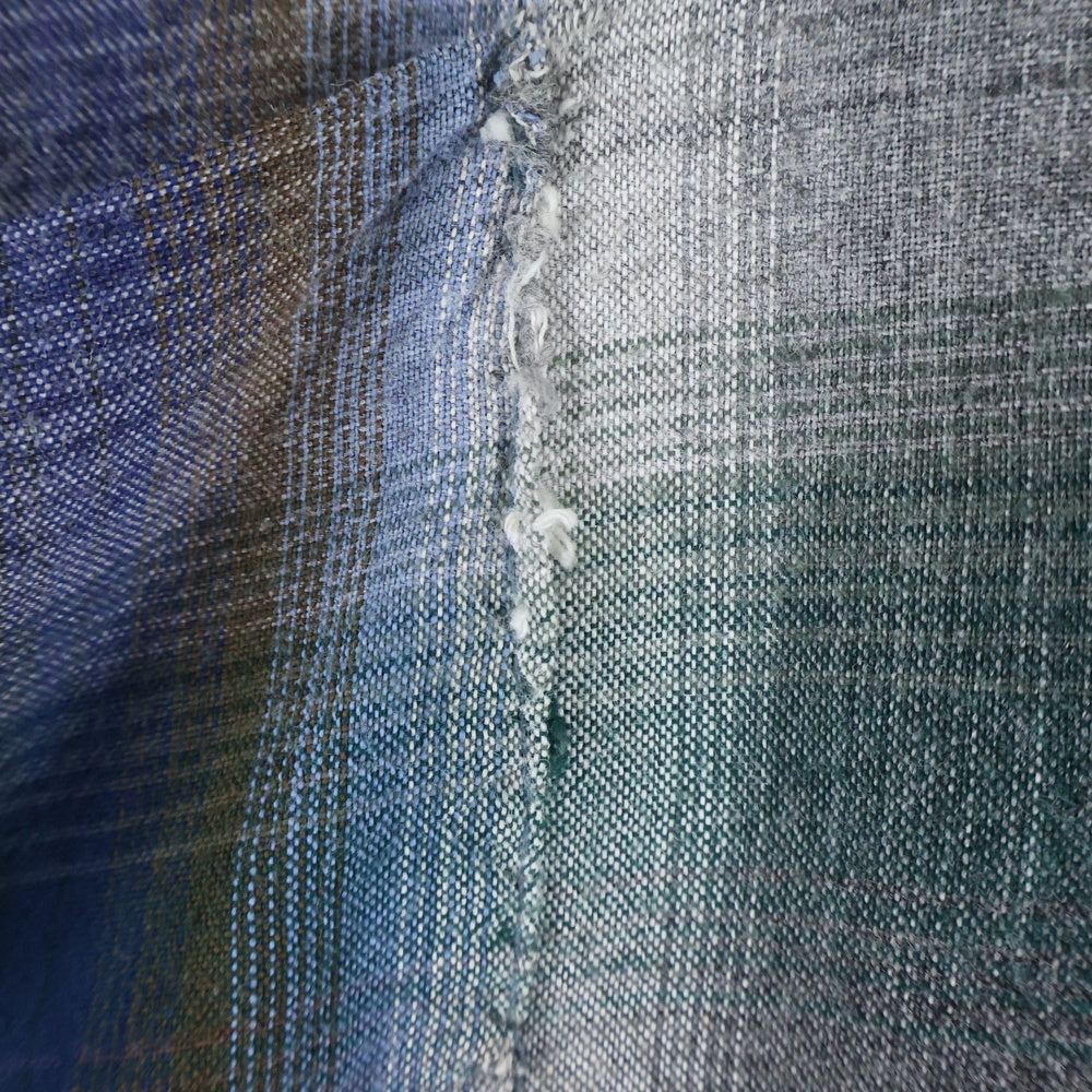 PENNEYS TOWNCRAFT(ぺニーズタウンクラフト) 60S PLUS RAYON OMBRE CHECK L/S SHIRT レーヨン オンブレ 長袖 チェック シャツ ブルー/グレー/ブラウン