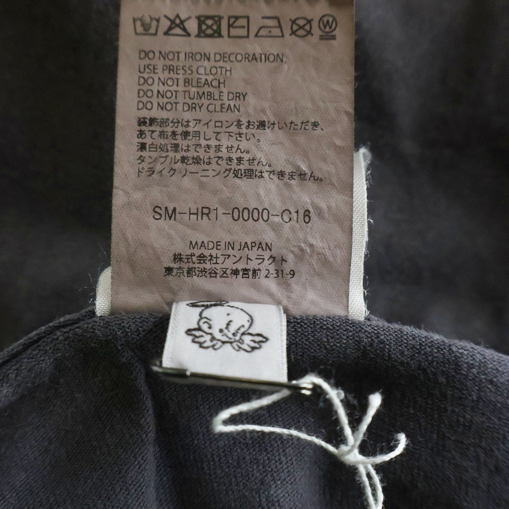 SAINT MICHAEL(セントマイケル) 25AW × Kosuke Kawamura S/S T-SHIRT PERVERSION 両面プリント 半袖Tシャツ カットソー ブラック SM-HR1-0000-C16