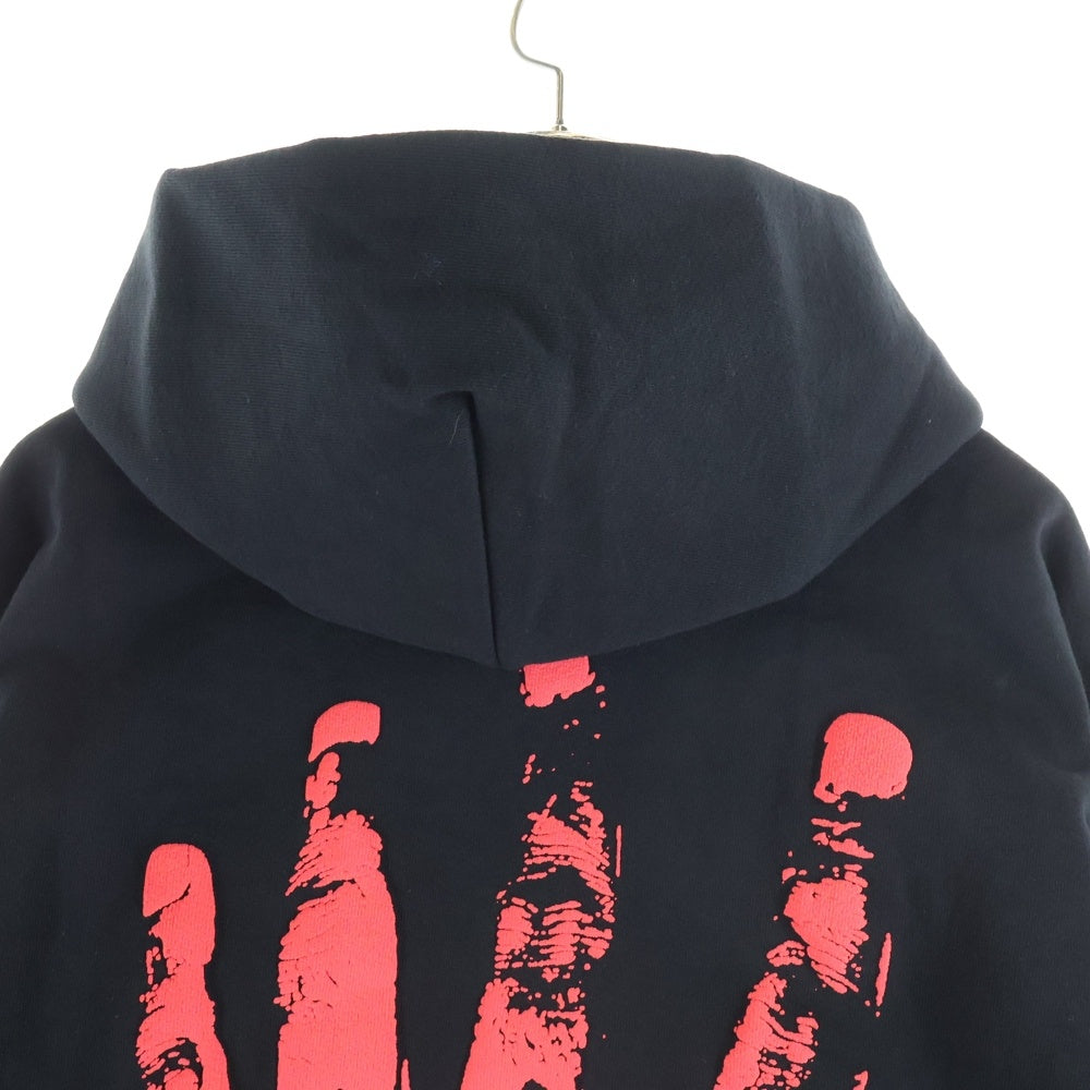 REVENGE GALLERY(リベンジギャラリー) X KILL HOODIE BLACK/RED キル フーディー 両面プリント スウェット パーカー ブラック/レッド