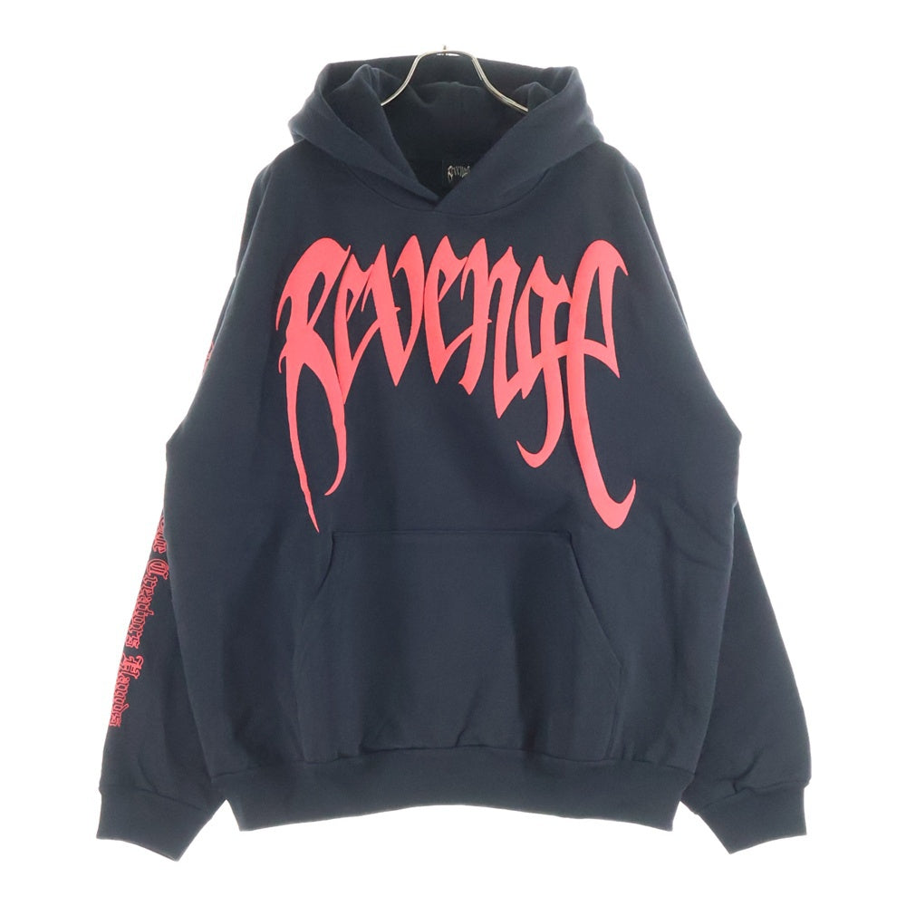 REVENGE GALLERY(リベンジギャラリー) X KILL HOODIE BLACK/RED キル フーディー 両面プリント スウェット パーカー ブラック/レッド